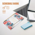 Personalized Monthly Academic Planner with Spiral Design